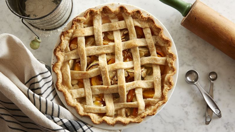 Lattice Apple Pie
 Lattice Peach Apple Pie recipe from Betty Crocker