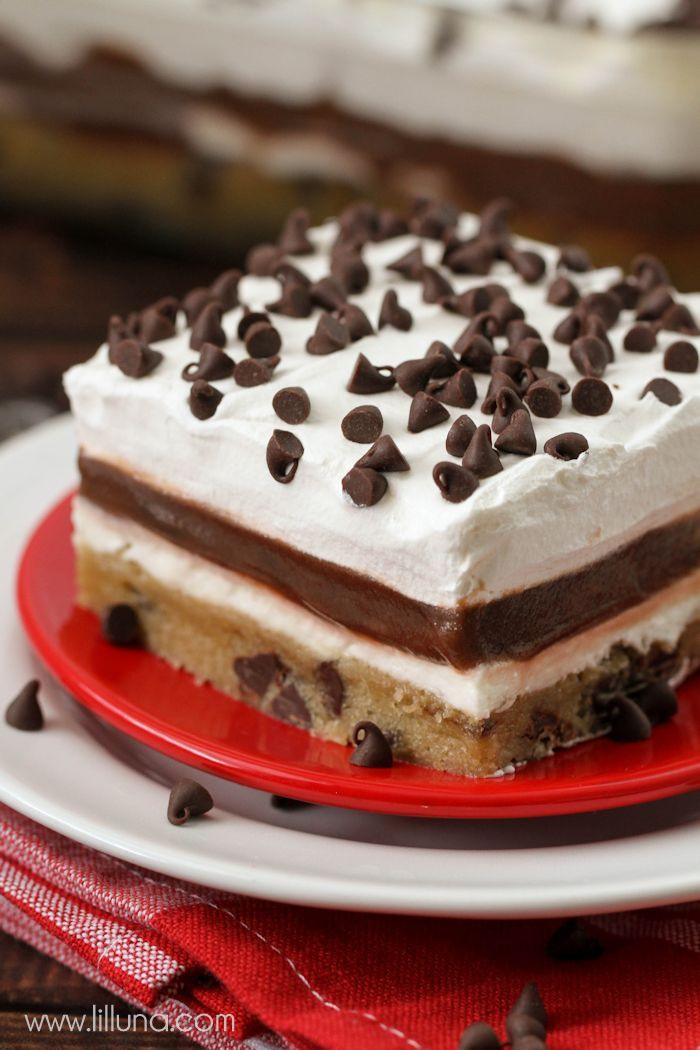 Layered Pudding Desserts
 Cookie Delight