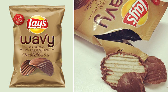 Lays Chocolate Covered Potato Chips
 US Lay s Launches Limited Edition Chocolate Covered Potato