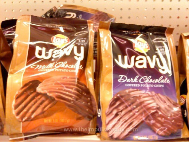 Lays Chocolate Covered Potato Chips
 SPOTTED ON SHELVES Lay’s Wavy Limited Edition Dark