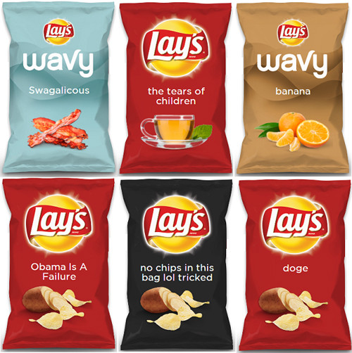 Lays Potato Chips Flavors List
 Lays Contest Flavors