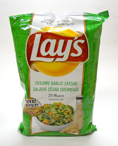 Lays Potato Chips Flavors List
 Lay’s Canada’s Do Us A Flavour Finalist – Creamy Garlic