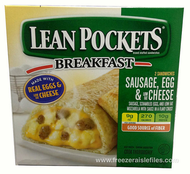 Lean Breakfast Meat
 Lean Pockets Breakfast Sausage Egg & Cheese