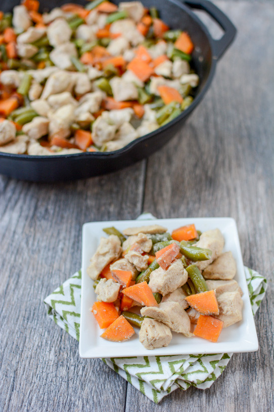 Lean Green Bean
 Maple Mustard Chicken Skillet