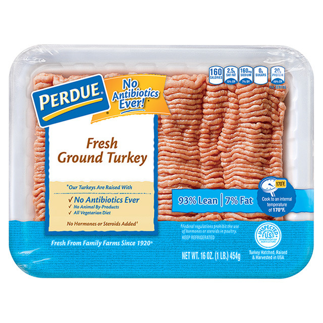 Lean Ground Turkey
 PERDUE Fresh Ground Chicken 1 lb