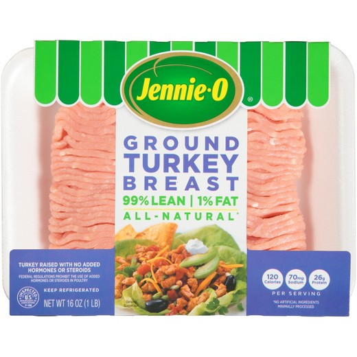 Lean Ground Turkey
 Jennie O Turkey Store Extra Lean Ground Turkey Breast