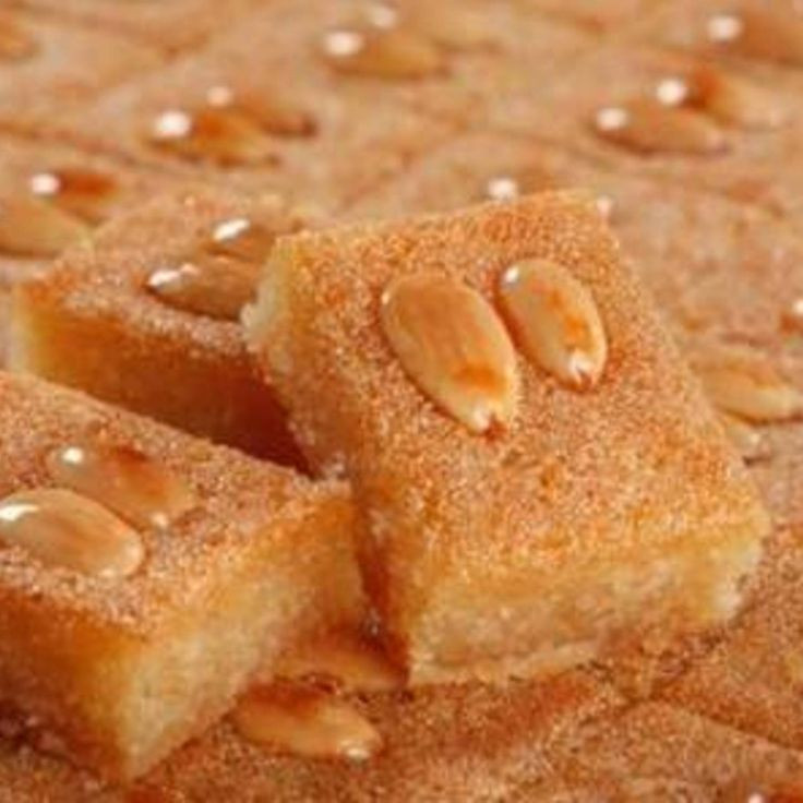 Lebanese Desserts Recipe
 Namoura Lebanese Semolina Cake Recipe