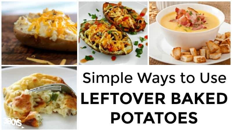 Leftover Baked Potato Recipes
 What to Do With Leftover Baked Potatoes – 3 Boys and a Dog