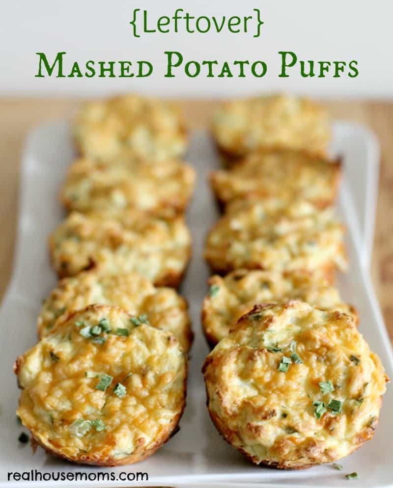 Leftover Mashed Potatoes Recipe
 Leftover Mashed Potato Puffs