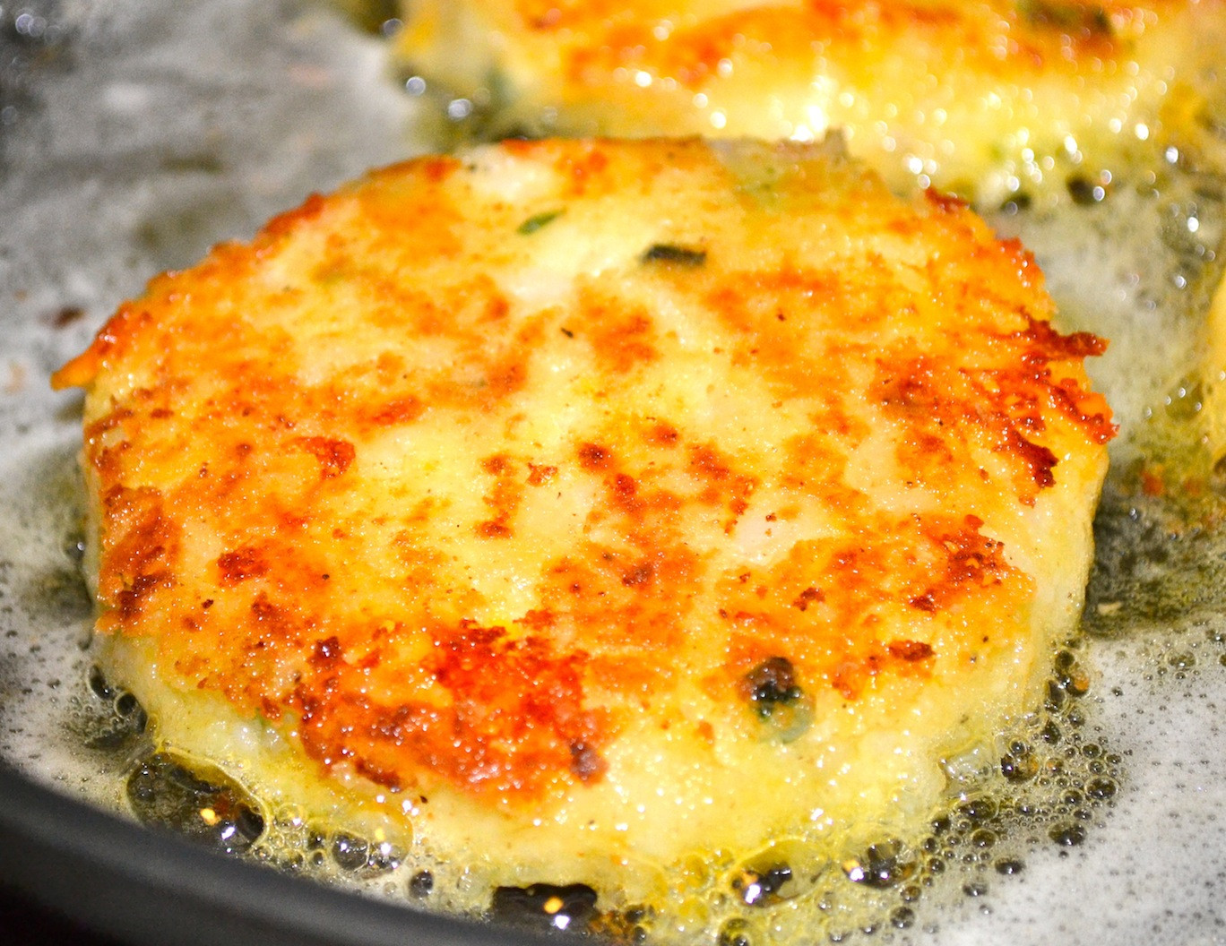 Leftover Mashed Potatoes
 Cheesy Leftover Mashed Potato Pancakes