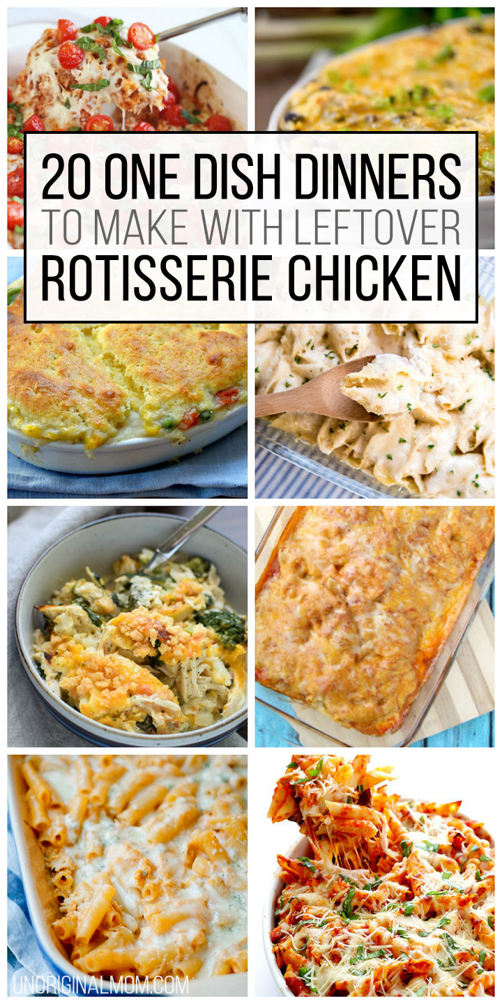 Leftover Rotisserie Chicken Casserole Recipes
 20 e Dish Dinners to Make With Leftover Rotisserie