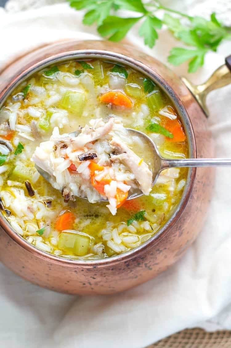 Leftover Turkey Soup
 Wild Rice and Leftover Turkey Soup The Seasoned Mom