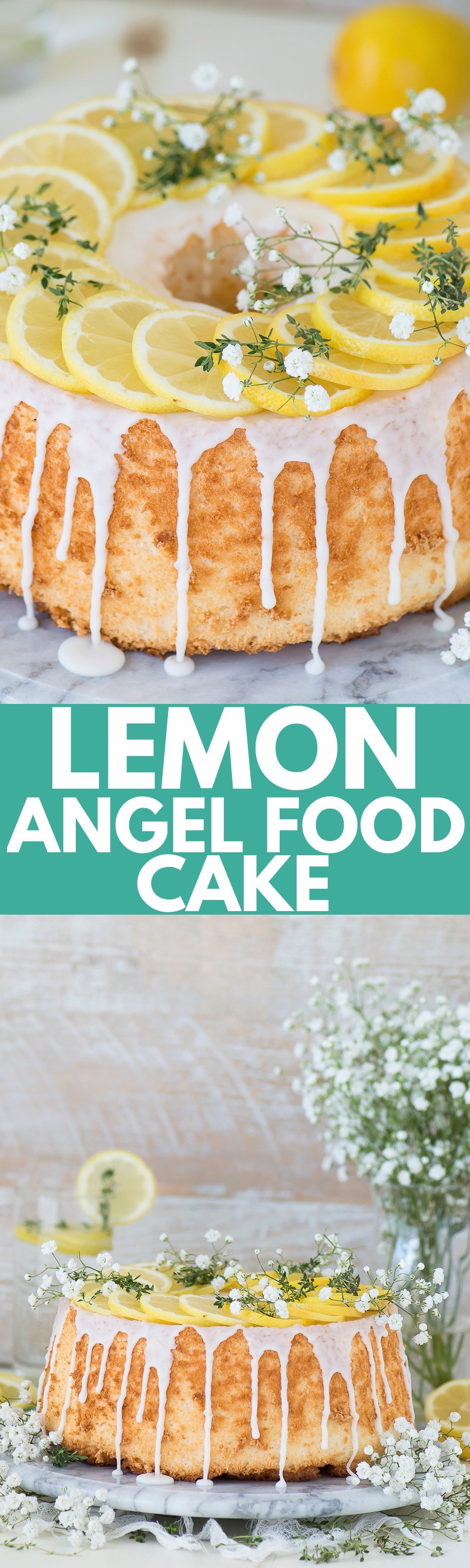 Lemon Angel Food Cake
 Lemon Angel Food Cake
