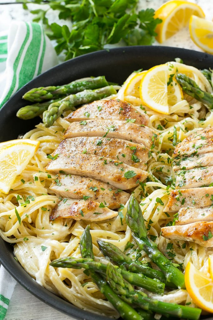 Lemon Asparagus Pasta
 Lemon Asparagus Pasta with Grilled Chicken Dinner at the Zoo