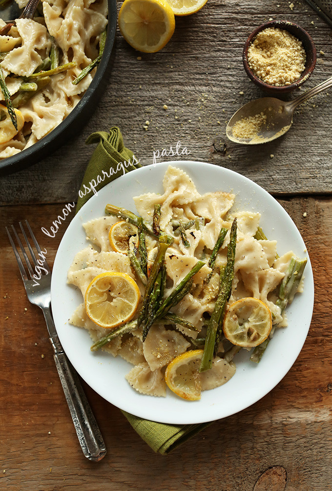 Lemon Asparagus Pasta
 This Week s Vegan Menu Plan