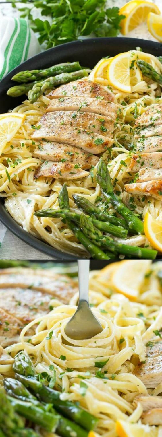 Lemon Asparagus Pasta
 17 Best images about Grilled chicken on Pinterest