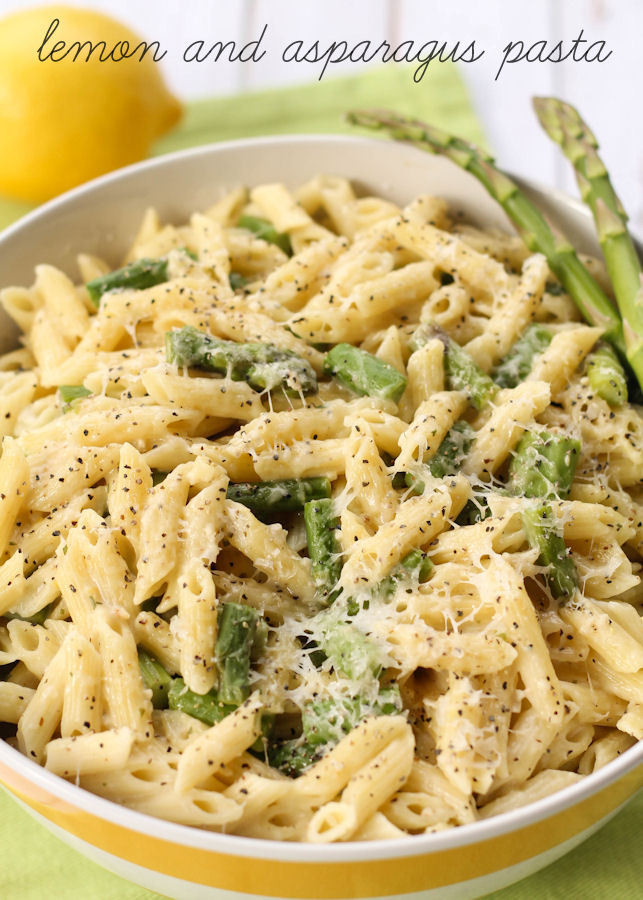 Lemon Asparagus Pasta
 Lemon and Asparagus Pasta