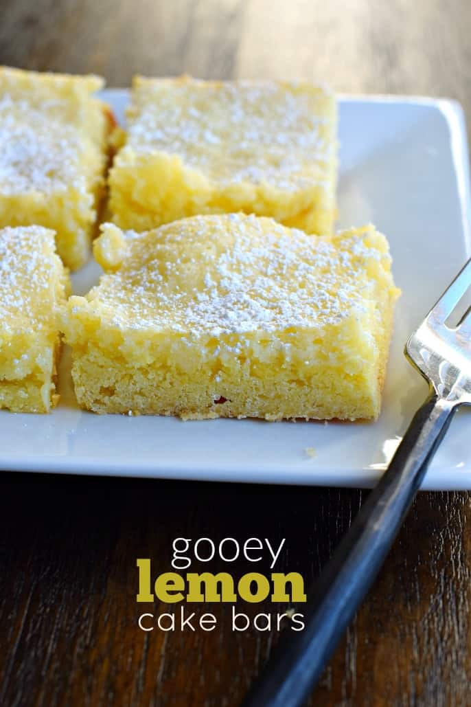 Lemon Bars With Cake Mix
 Gooey Lemon Cake Bars Shugary Sweets