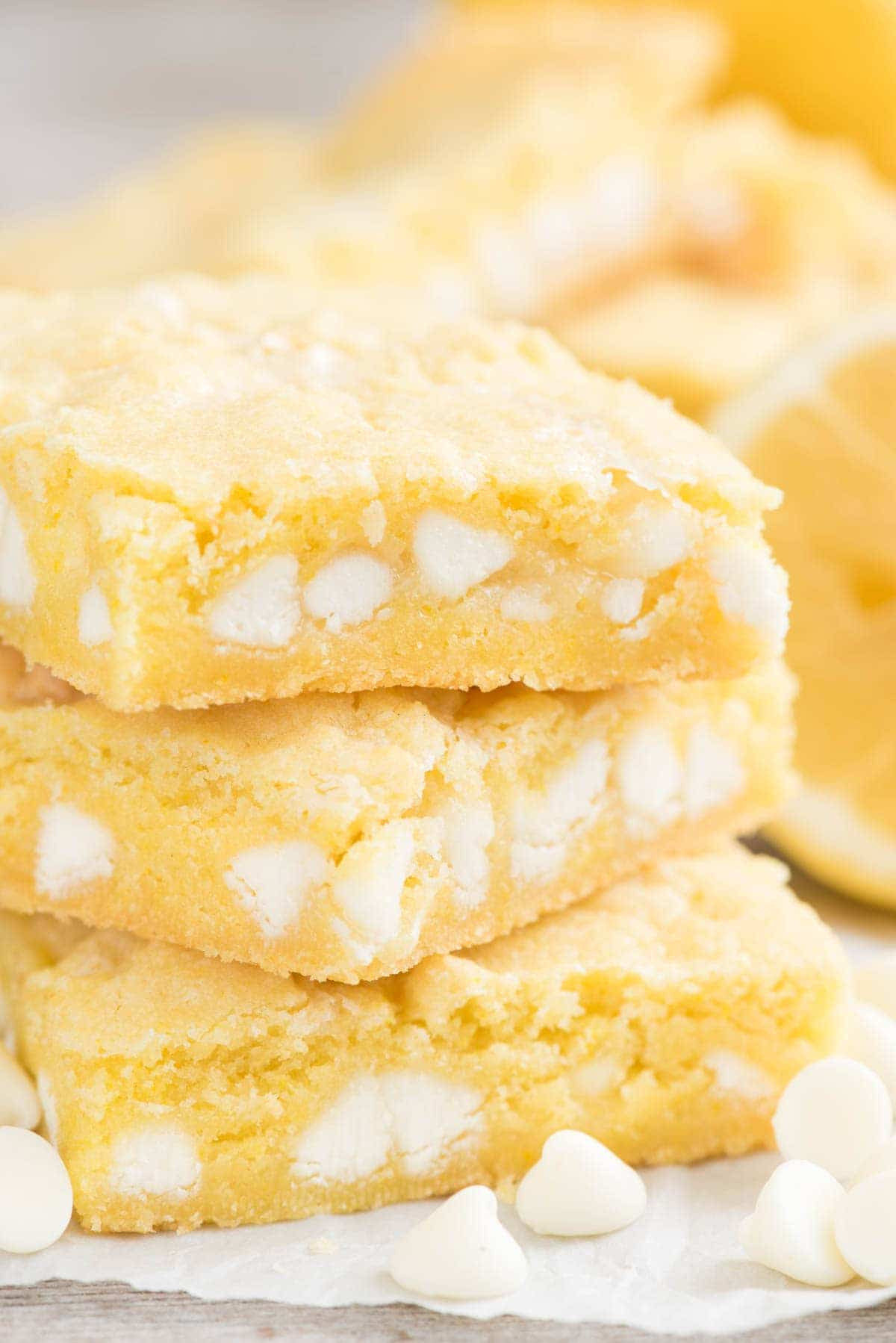 Lemon Bars With Cake Mix
 Lemon Gooey Bars Crazy for Crust
