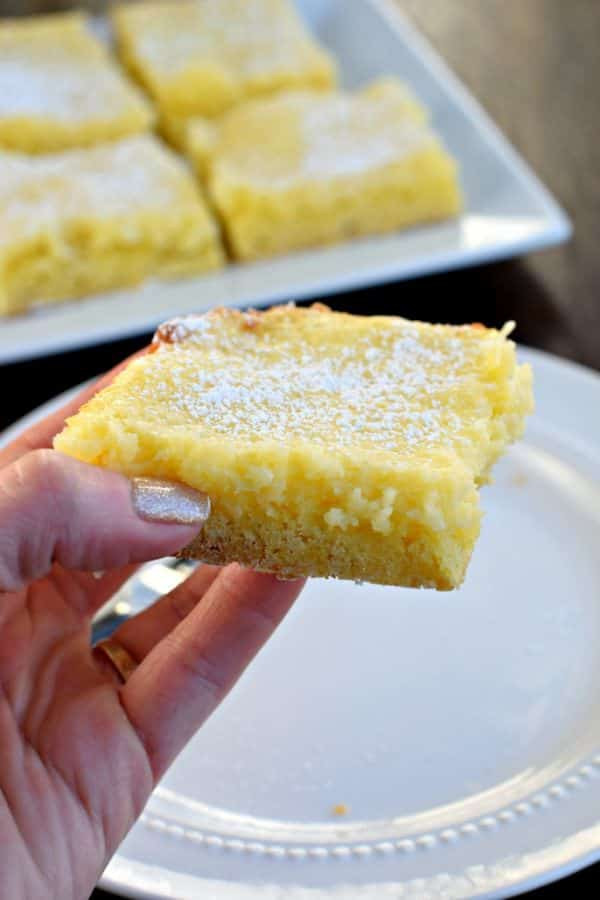 Lemon Bars With Cake Mix
 Gooey Lemon Cake Bars Shugary Sweets