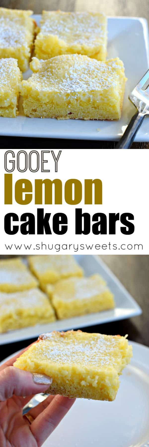 Lemon Bars With Cake Mix
 Gooey Lemon Cake Bars Shugary Sweets