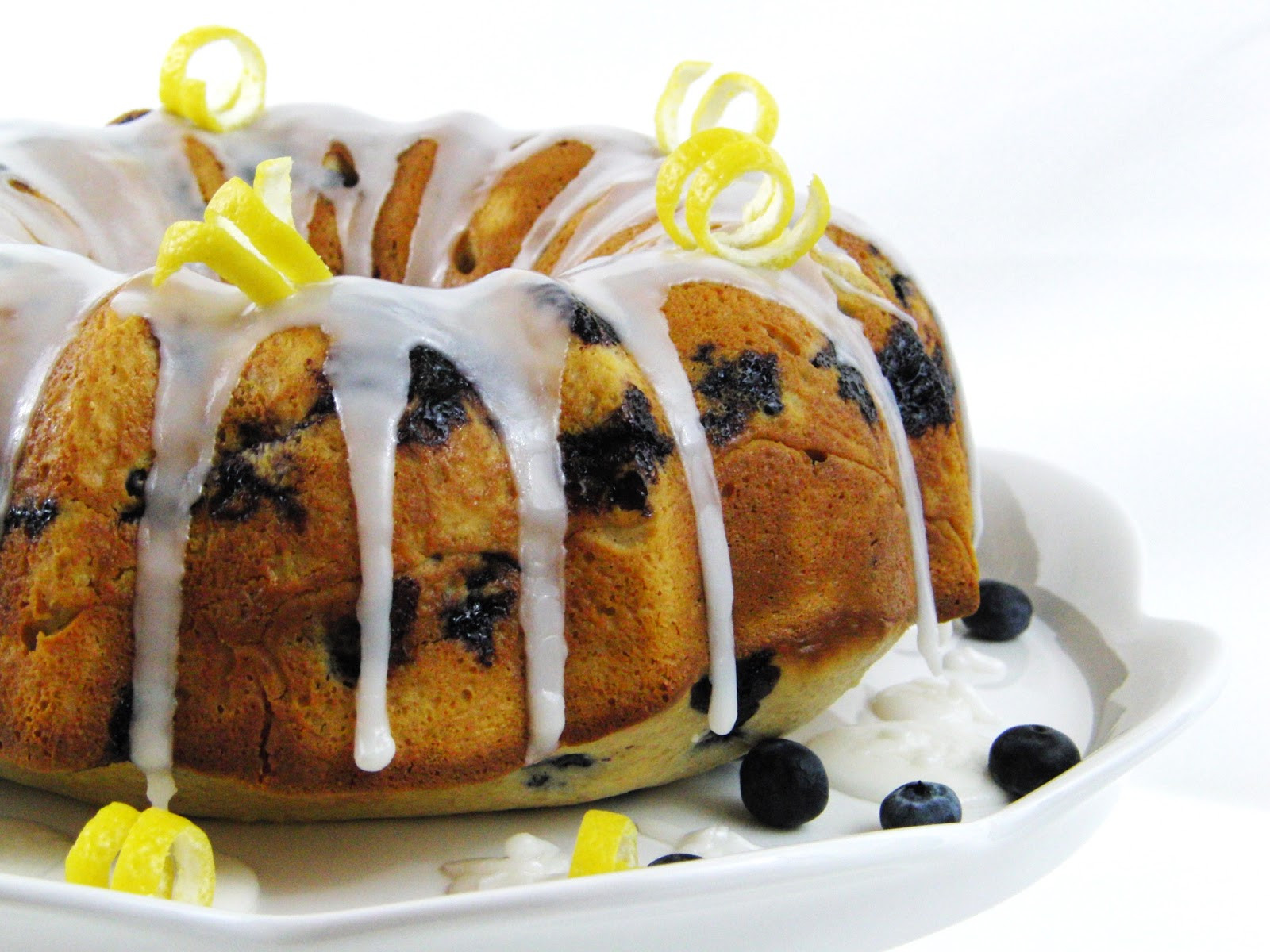 Lemon Blueberry Bundt Cake
 Curly Girl Kitchen Lemon Blueberry Bundt Cake an almost