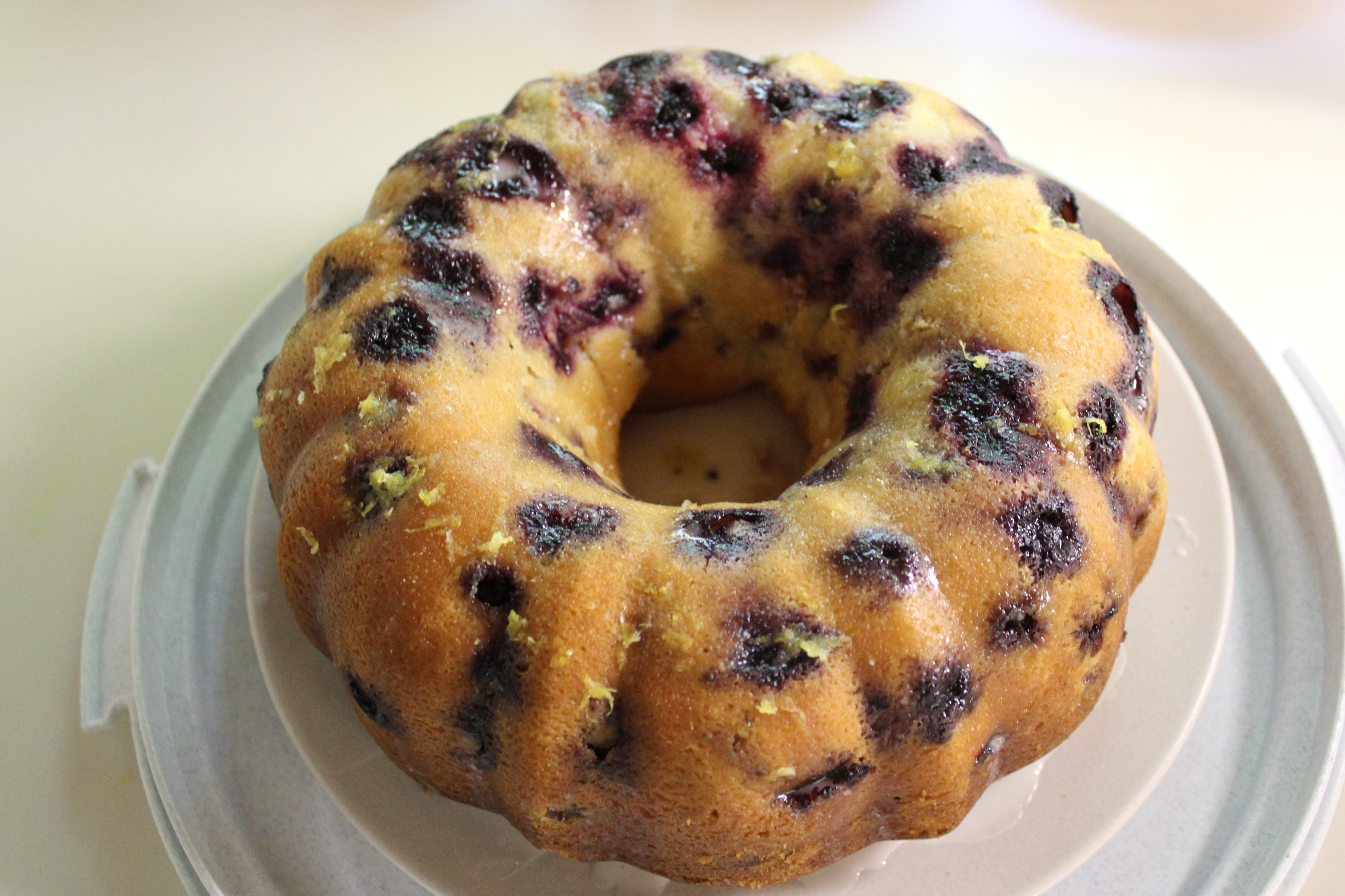 Lemon Blueberry Bundt Cake
 Food of the Month July 2012 Blueberries