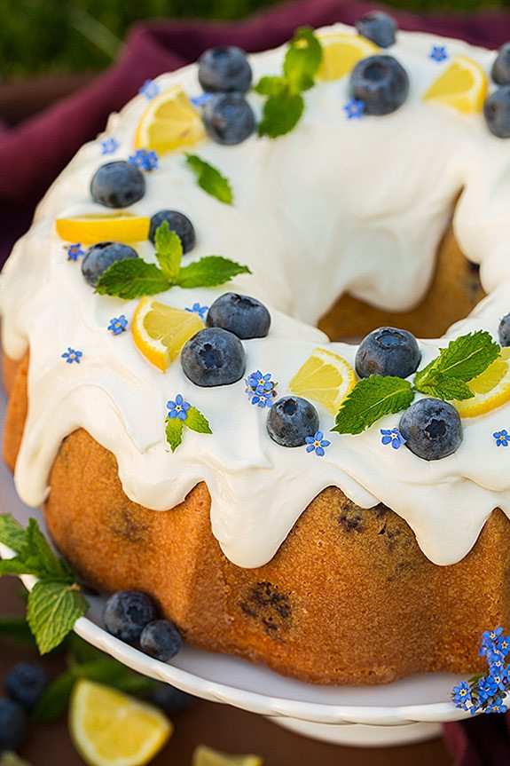 Lemon Blueberry Bundt Cake
 Lemon Blueberry Bundt Cake Cooking Classy