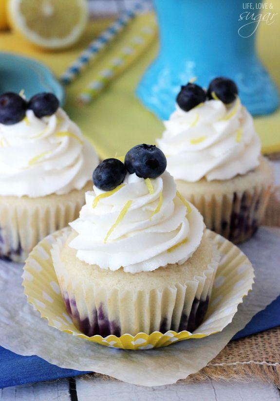 Lemon Blueberry Cupcakes
 21 Genius Cupcake Recipes That You Need To Try