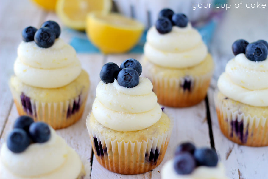 Lemon Blueberry Cupcakes
 Lemon Blueberry Cupcakes Your Cup of Cake