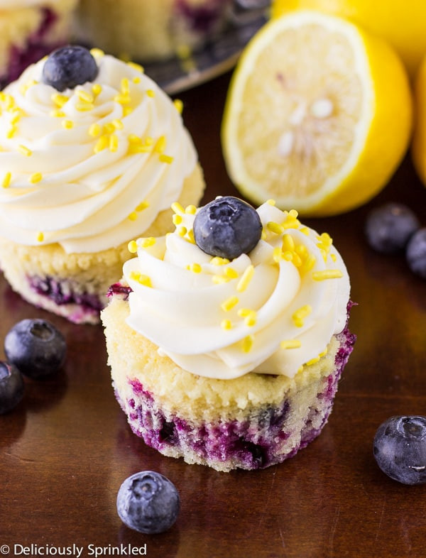 Lemon Blueberry Cupcakes
 Lemon Blueberry Cupcakes