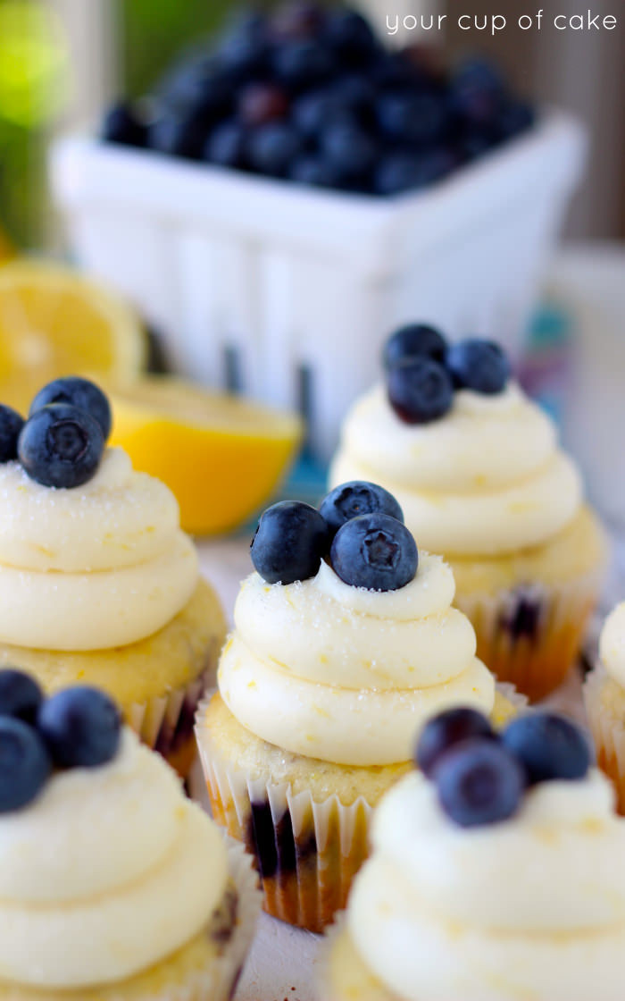 Lemon Blueberry Cupcakes
 Lemon Blueberry Cupcakes Your Cup of Cake