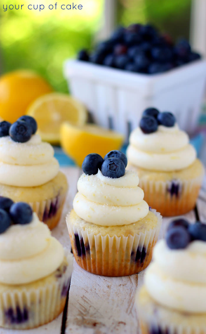 Lemon Blueberry Cupcakes
 Lemon Blueberry Cupcakes Your Cup of Cake