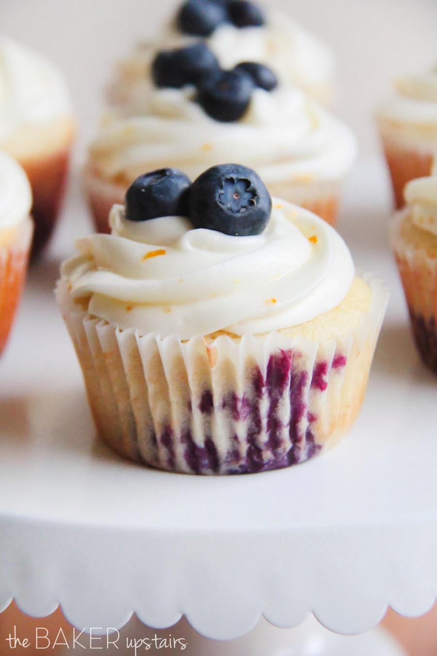 Lemon Blueberry Cupcakes
 The Baker Upstairs lemon blueberry cupcakes