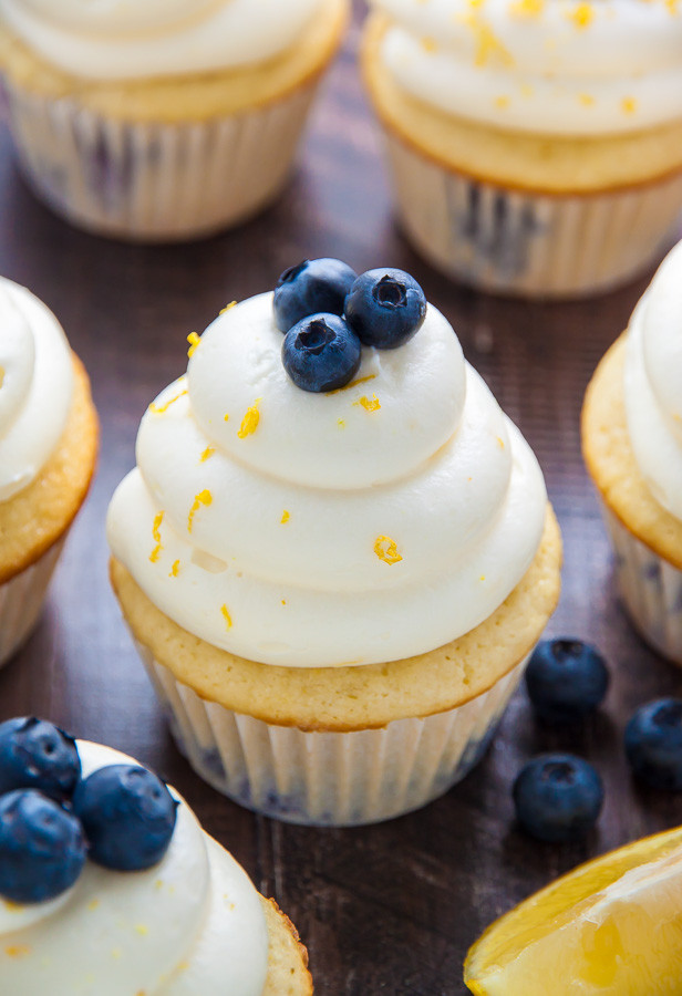 Lemon Blueberry Cupcakes
 Lemon Blueberry Cupcakes Baker by Nature