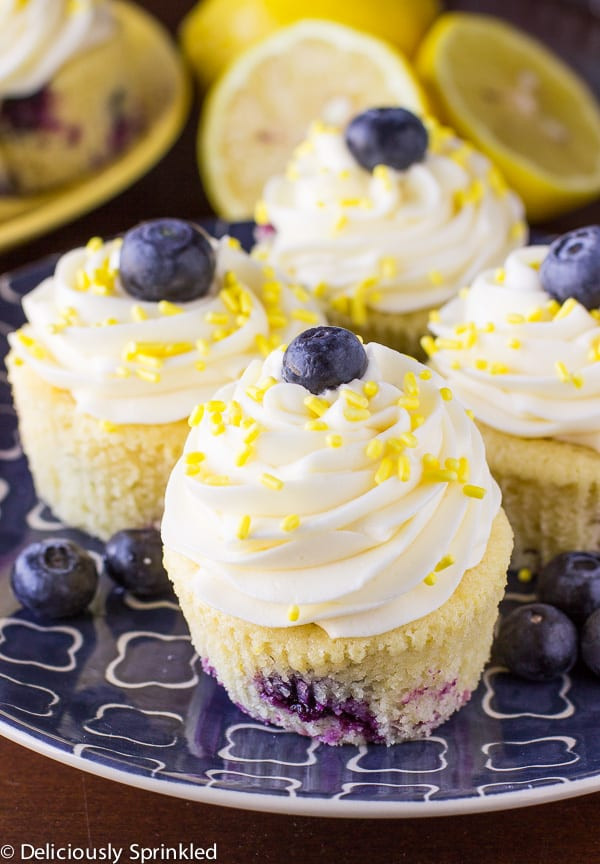 Lemon Blueberry Cupcakes
 Lemon Blueberry Cupcakes