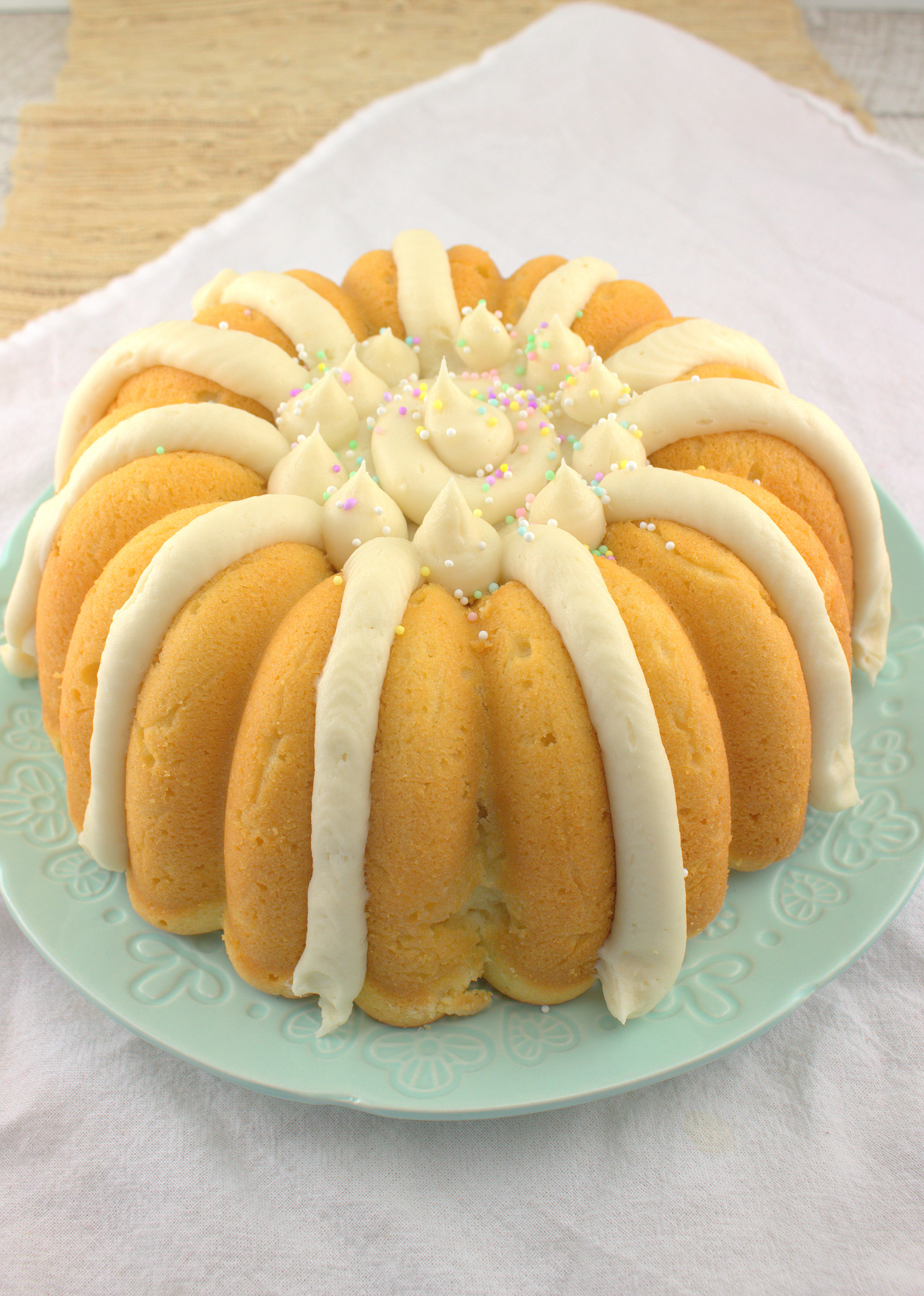 Lemon Bundt Cake
 Lemon Bundt Cake with Cream Cheese Frosting BundtBakers