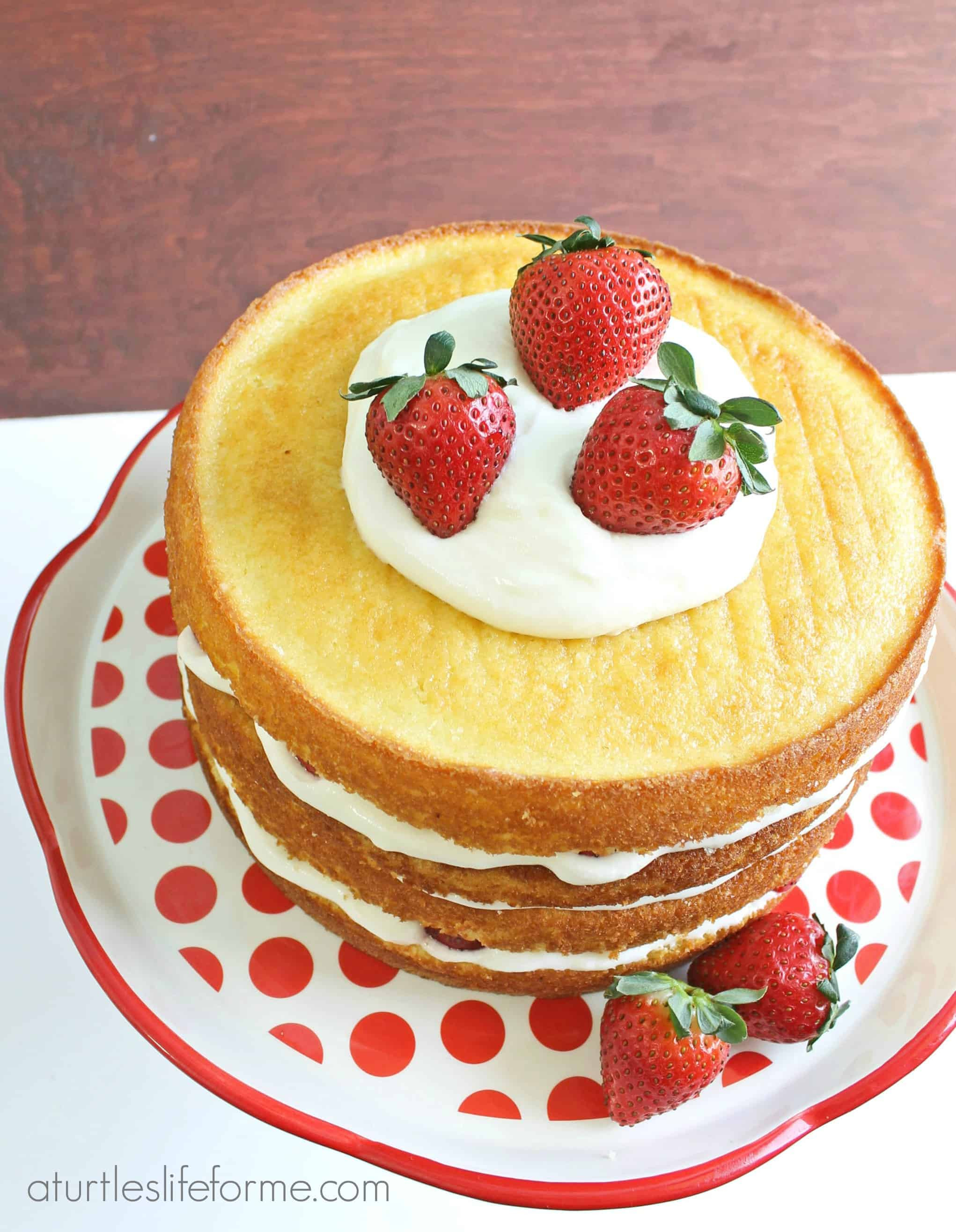 Lemon Cake Recipes
 Strawberry Lemon Cake Recipe A Turtle s Life for Me