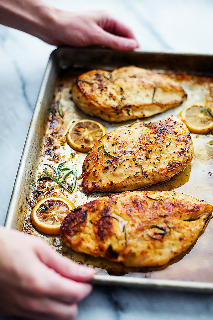 Lemon Chicken Baked
 healthy baked chicken