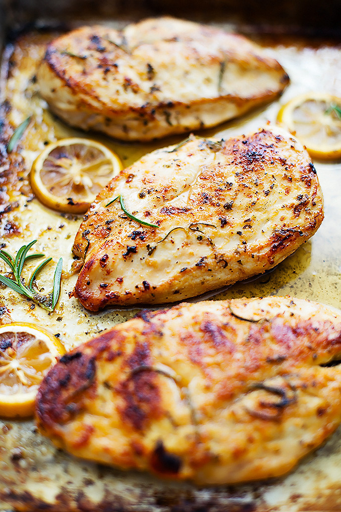 Lemon Chicken Baked
 Easy Healthy Baked Lemon Chicken