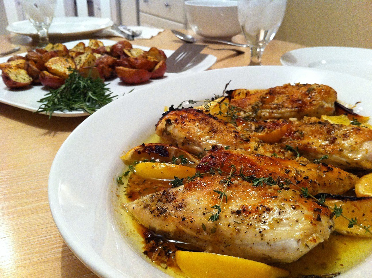 Lemon Chicken Baked
 Baked Herb Lemon Chicken Andicakes