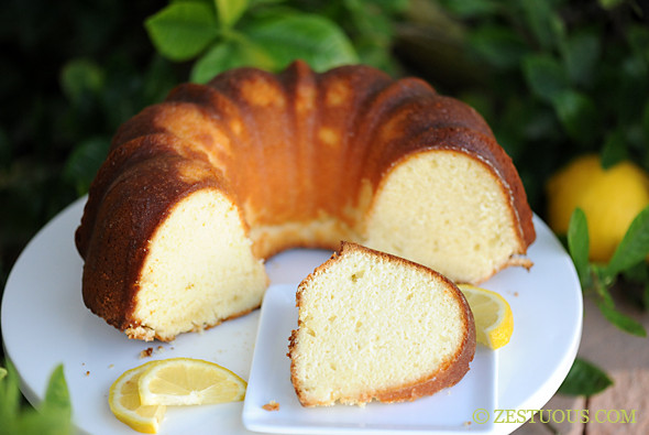 Lemon Cream Cheese Pound Cake
 Lemon Cream Cheese Pound Cake from Zestuous