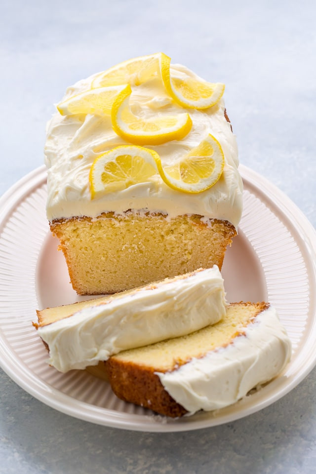 Lemon Cream Cheese Pound Cake
 Lemon Pound Cake with Lemon Cream Cheese Frosting Baker