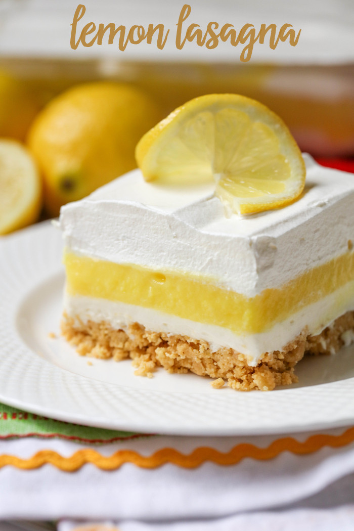 Lemon Desserts Recipes
 Lemon Lasagna Recipe