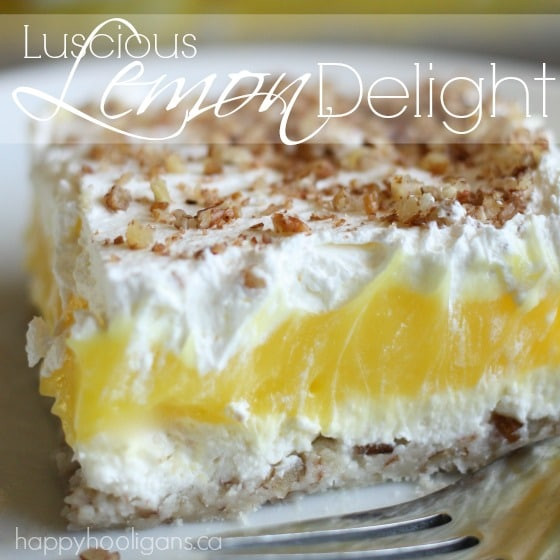 Lemon Desserts Recipes
 Luscious Lemon Delight An Easy to Make Dessert