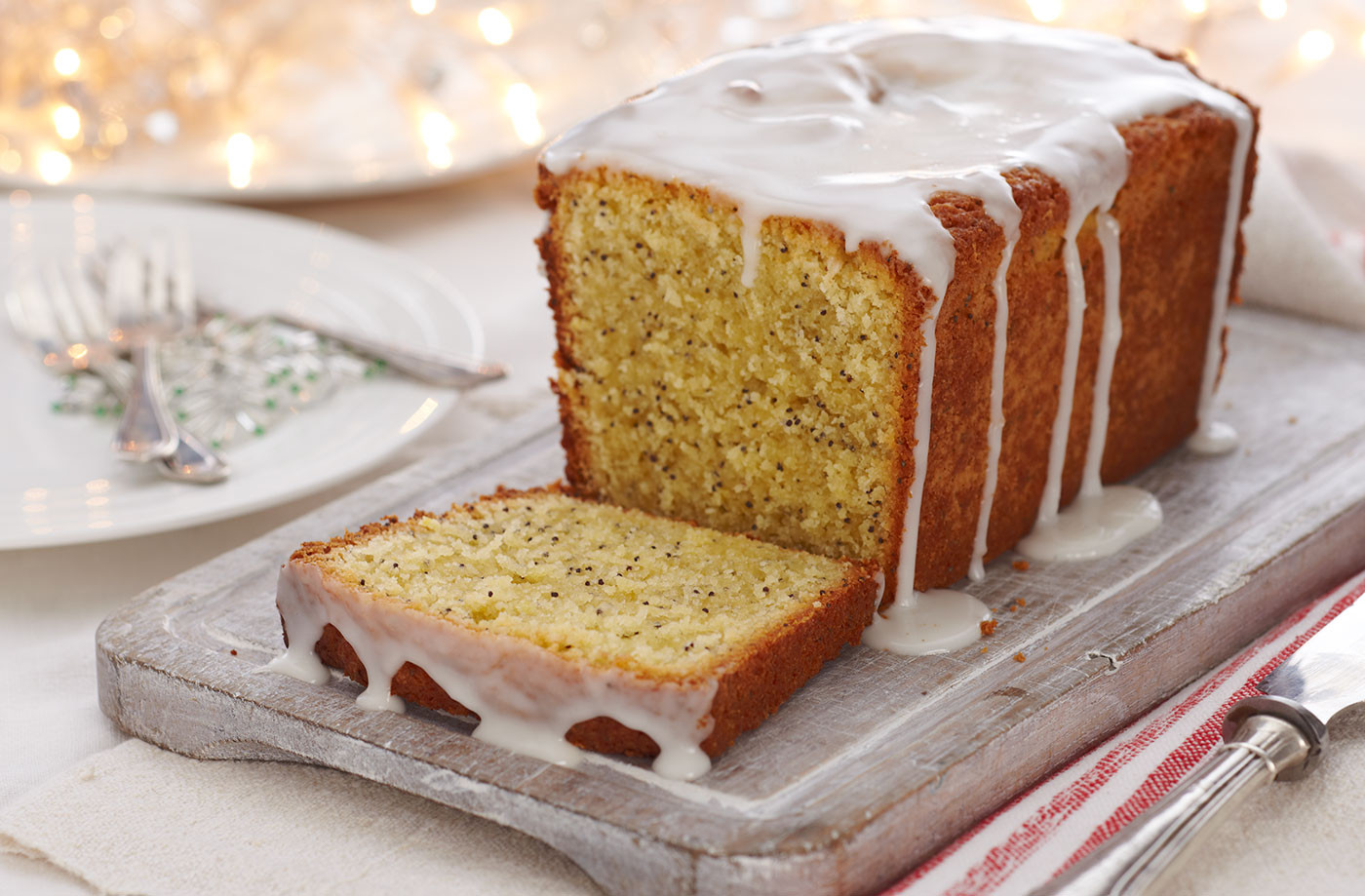 Lemon Drizzle Cake
 Gluten free lemon drizzle cake