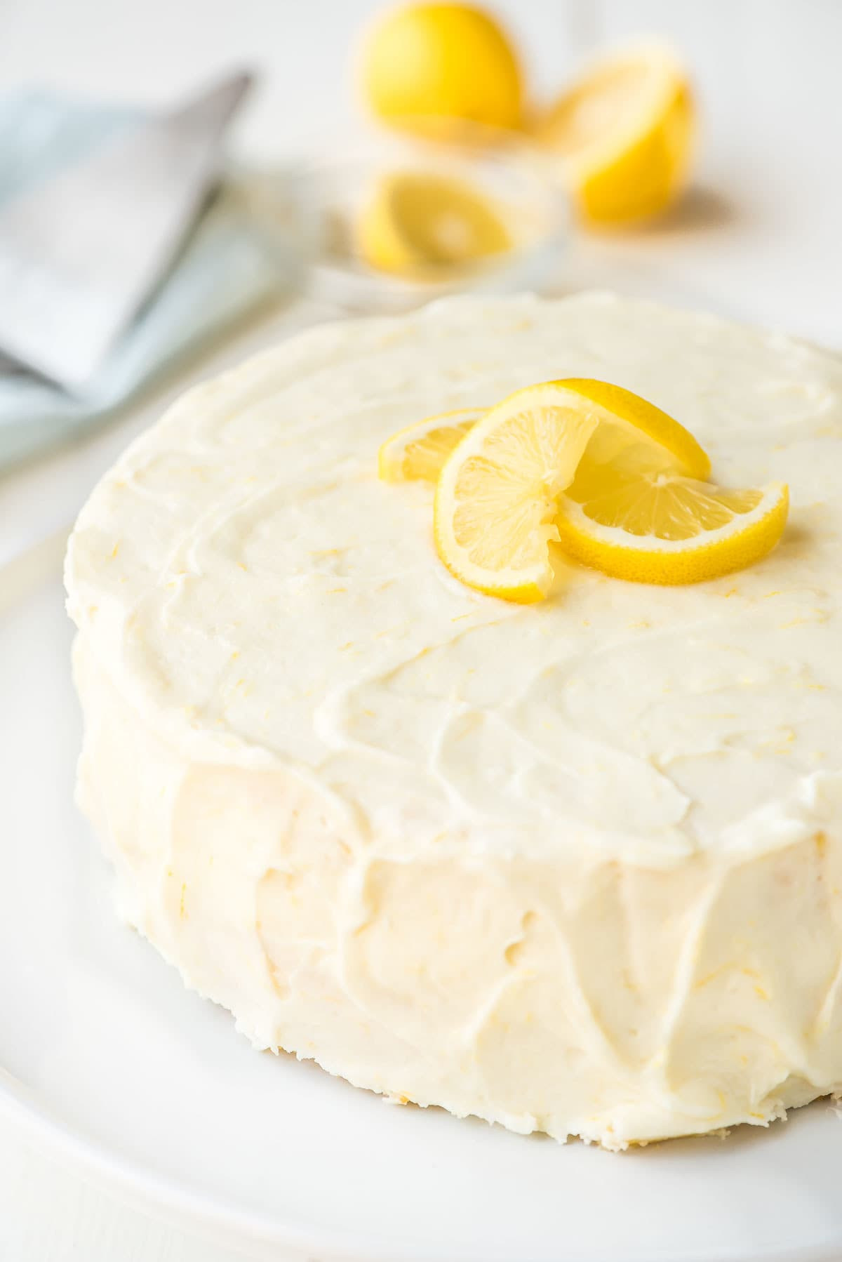 Lemon Layer Cake
 Lemon Layer Cake with Lemon Cream Cheese Frosting