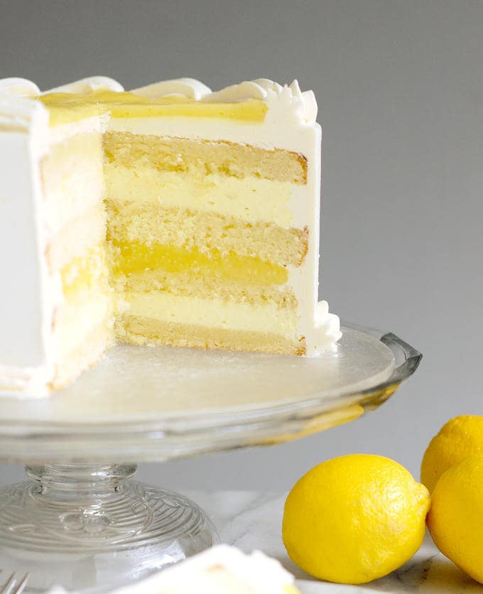 Lemon Layer Cake
 Luscious Lemon Mousse Cake Layer cake perfection