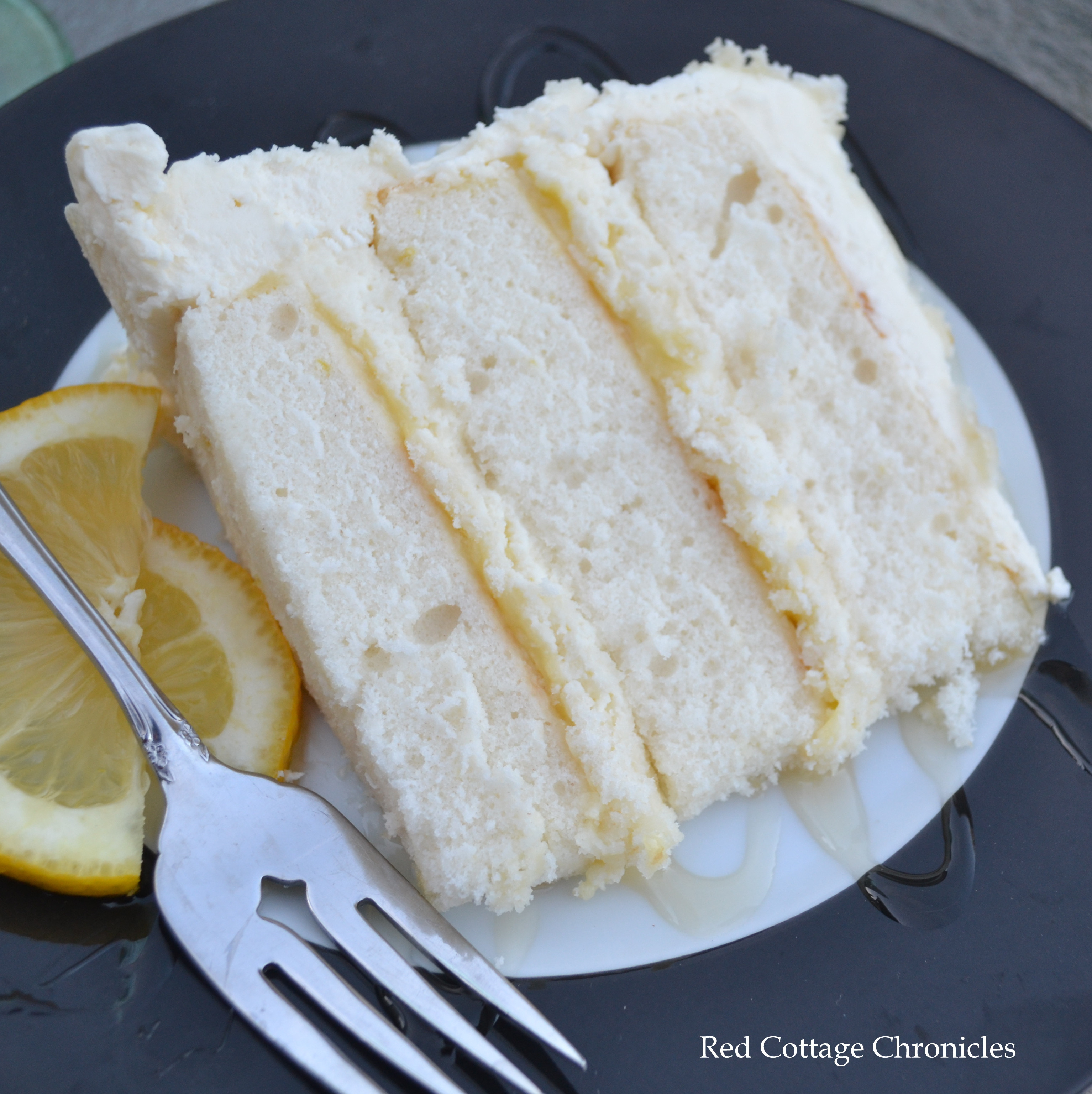 Lemon Layer Cake
 Triple Lemon Buttercream Cake Red Cottage Chronicles