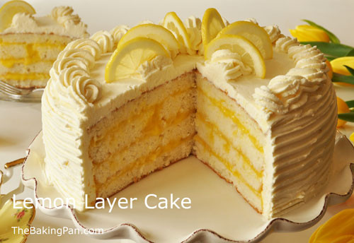 Lemon Layer Cake
 Lemon Layer Cake Recipe